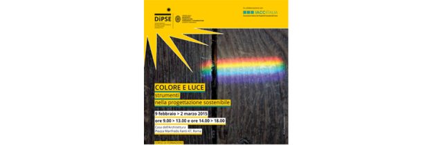 COLORE E LUCE FANNO IL BIS ALLA CASA DELL’ARCHITETTURA