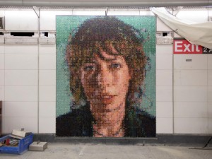 06_NY Second Avenue–86th Street CHUCK CLOSE Subway Portraits